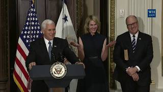 Vice President Pence Swears in US Ambassador to Canada Kelly Knight Craft