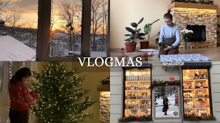 VLOGMAS | прикрашаємо ялинку, святковий шопінг, зимовий світанок, похід в оперу