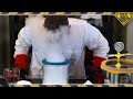 Dry Ice In A Vacuum Chamber