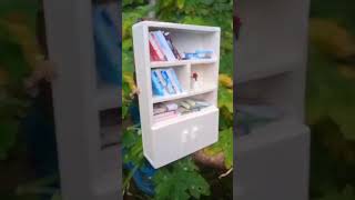 Building a cozy miniature Library 📚 || Aesthetic DIY #miniature #handmade #craft #craftideas