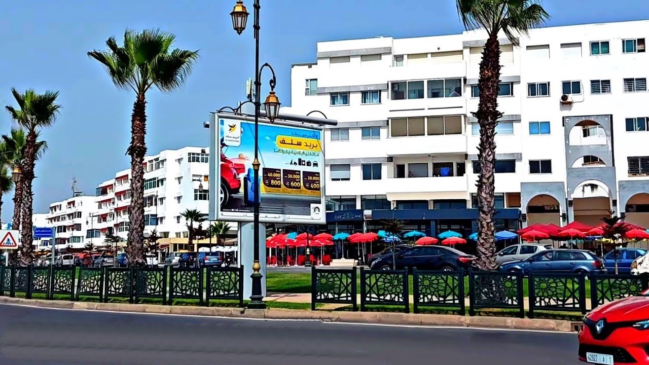 RABAT جولة روعة من حي الفتح أرقى أحياء يعقوب المنصور مرورا بأجمل شوارع أحياء الساحل الأطلسي Morocco