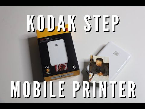 Kodak Step Mobile Mini Printer, How to Use Guide