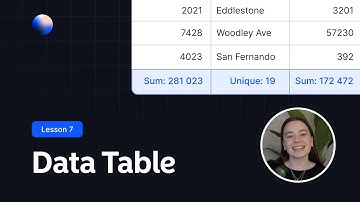 Atlas 101: Working with Data Table