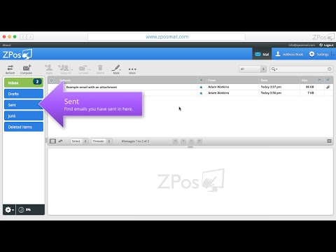 How to use the ZPos Webmail