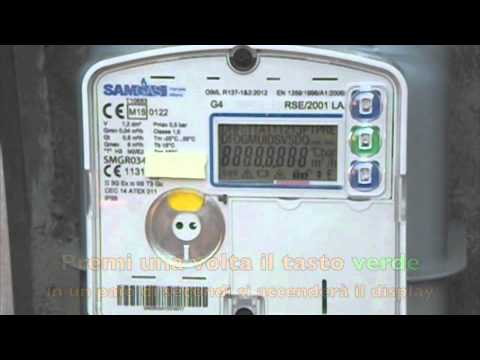 Come fare la lettura del contatore del gas youtube Come fare la lettura del contatore enel
