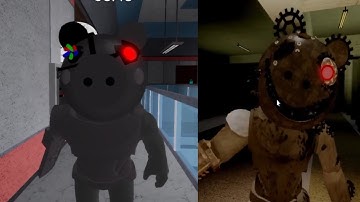 Original Piggy Jumpscares Vs Piggy The Result Of Isolation Bots Concepts Jumpscares