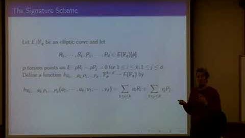 Kristin Lauter (Microsoft) / Optimizations for elliptic curve and pairing-based cryptography with...