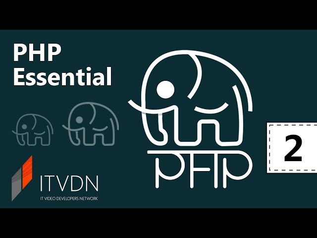 PHP Essential. Урок 2. Конструктор, деструктор. Статические методы и свойства