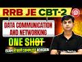 Data Communication and Networking in ONE SHOT 🔥| Electronics Engineering | RRB JE CBT 2 Preparation