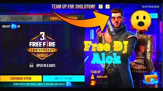 Free DJ Alok 😮😮||Garena new event 3rd anniversary special event || screenshot 5