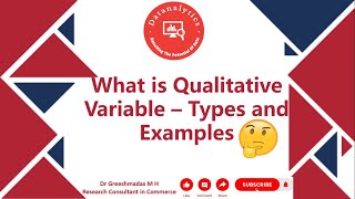 What is Qualitative Variable - Types and Examples