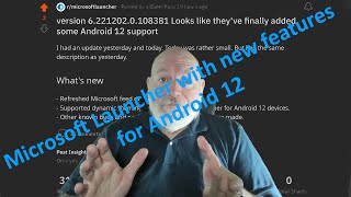 Microsoft Launcher Update adds Android 12 Features screenshot 4