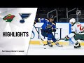 Wild @ Blues 4/9/21 | NHL Highlights