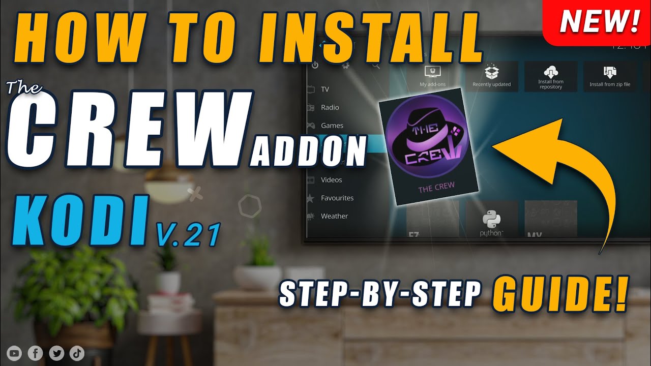 How To Install THE CREW Addon – Kodi 21 (Omega) | FULLY TESTED!