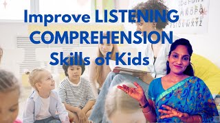 How to improve Listening Comprehension Skills in kids| #English #englishlisteningskills