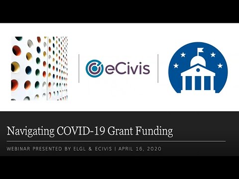 eCivis Webinar  - Navigating COVID-19 Grant Funding