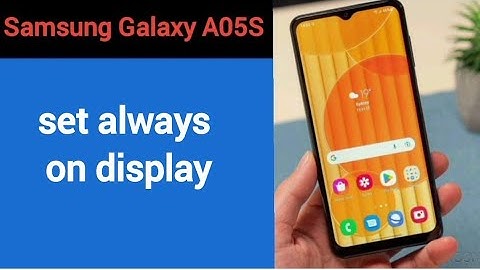How to set always on display, Samsung Galaxy A05S me always on display kaise set karen