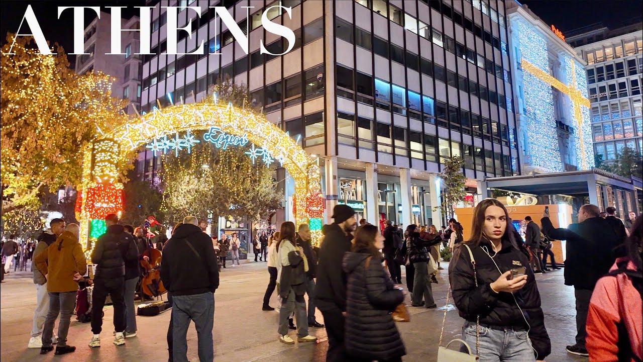 Christmas 2025 in Athens, Greece: An Enchanting Evening