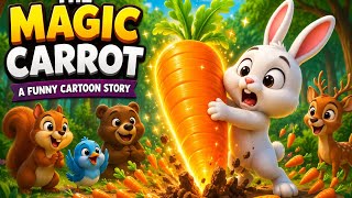 Information 🐰 A Rabbit Found a Magic Carrot! 🥕😱 | Funny Cartoon #Shorts News