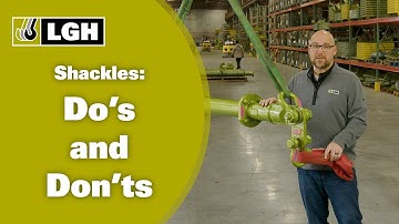 Shackle Safety 101: Do’s & Don’ts for Safe Rigging