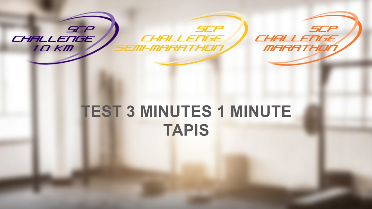 Test VMA 3min - 1min Tapis Challenge Running