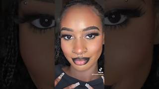 Black Girl Alternative Grunge Makeup Tutorial