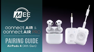 How to Pair Your AirPods 4 to MEE audio Connect Air and Connect Air Pro Travel Adapters