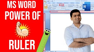 Lesson 4 || MS WORD RULER SETTING FOR PAGE SETUP ~ RULER TABS IN MS WORD ~ clbr screenshot 5
