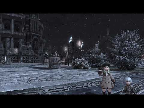 ff14  イシュガルド　下層　夜　night in the brume piano cover
