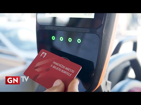 Nuo spalio 1 dienos Panevėžio miesto viešajame transporte naujovė – elektroninis bilietas.