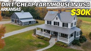 ​10 Dirt-Cheap Arkansas Farmhouses with MASSIVE ACREAGE | Hidden Real Estate Deals