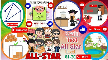 Brain Test All Star Level 61-70 Complete