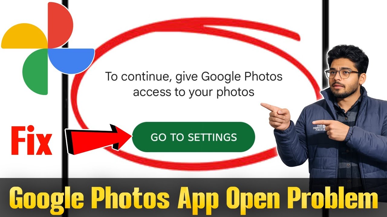 Google Photos Fix To Continue Give Google Photos Access To Your Photos Go To Settings Problem 2026
