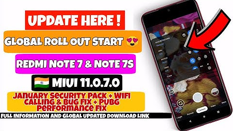 REDMI NOTE 7 / 7S UPDATE MIUI 11.0.7.0 | WI-FI CALLING | ANDROID 10 REDMI NOTE 7 MIUI 11 NEW UPDATE