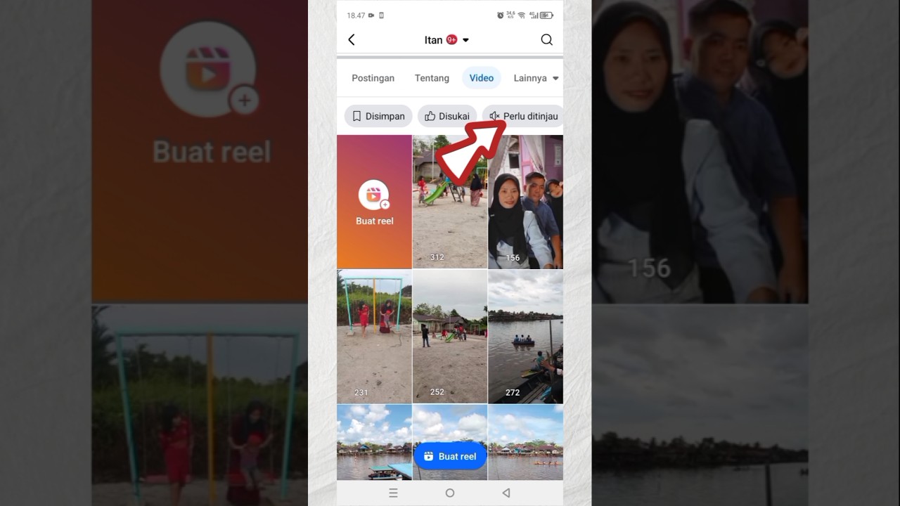 Cara melihat pelanggaran klim hak cipta di video reels facebook. 