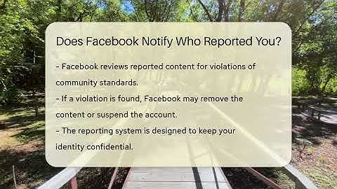 Does Facebook Notify Who Reported You? - Everyday-Networking