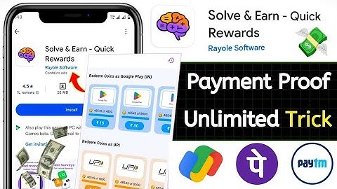 🤑 Solve And Earn App | Solve And Earn App Se Paise Kaise Kamaye | Solve & Earn Redeem Code