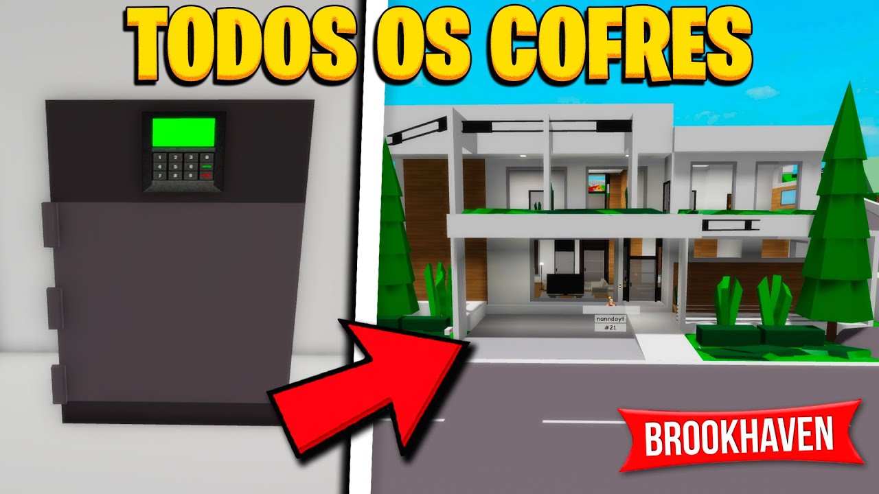 Roblox brasil, As duas novas casas do brookhaven achei elas lindas, porém,  como sempre não achei o cofre até agora