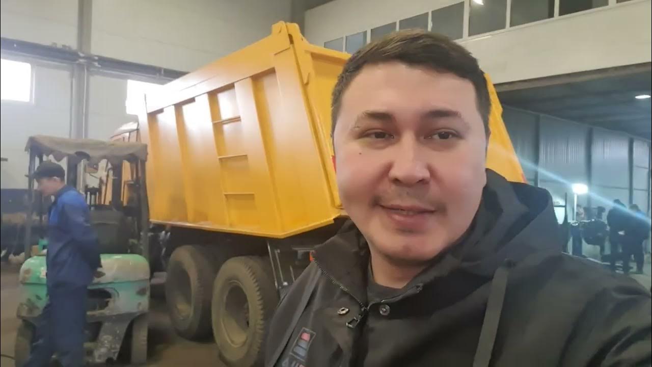 из тягача в самосвал