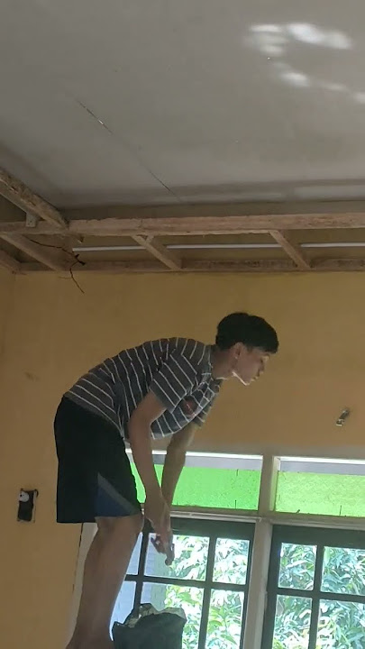 papan plafon GRC board rangka kayu