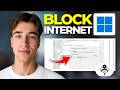 How to Block Internet From a Specific App or Game on Windows 11 | Tutorial 2026