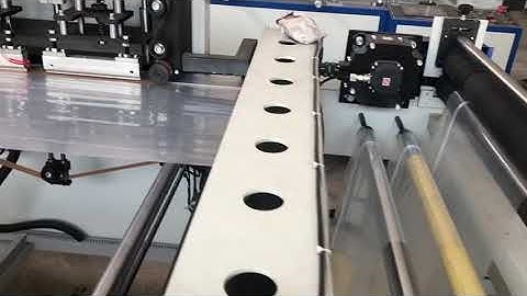 PLASTIC zipper bag making machine