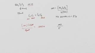 Kinetics of a Clock Reaction practice calculations