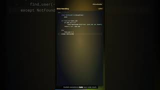 Python Tutorial #11: Error Handling — try/except & Custom Exceptions #Short