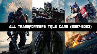 Transformers Title Card (2007-2023)