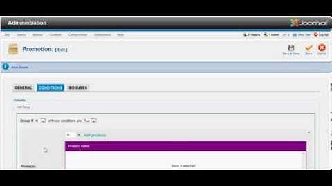 VMPromotions for Virtuemart - Create a catalog promotion