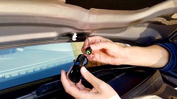 Audi windscreen washer replacement with mist jets upgrade