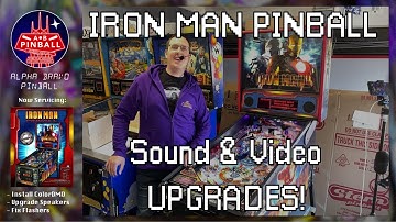 Iron Man Pinball Speaker and ColorDMD Install