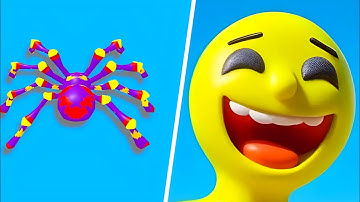 🕷Master Spider: Web Shooter Run Level 1 to 11 | Slime Head Run Level 1 to 10 | Android Gameplay