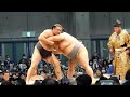 大相撲高松場所　霧島VS貴景勝